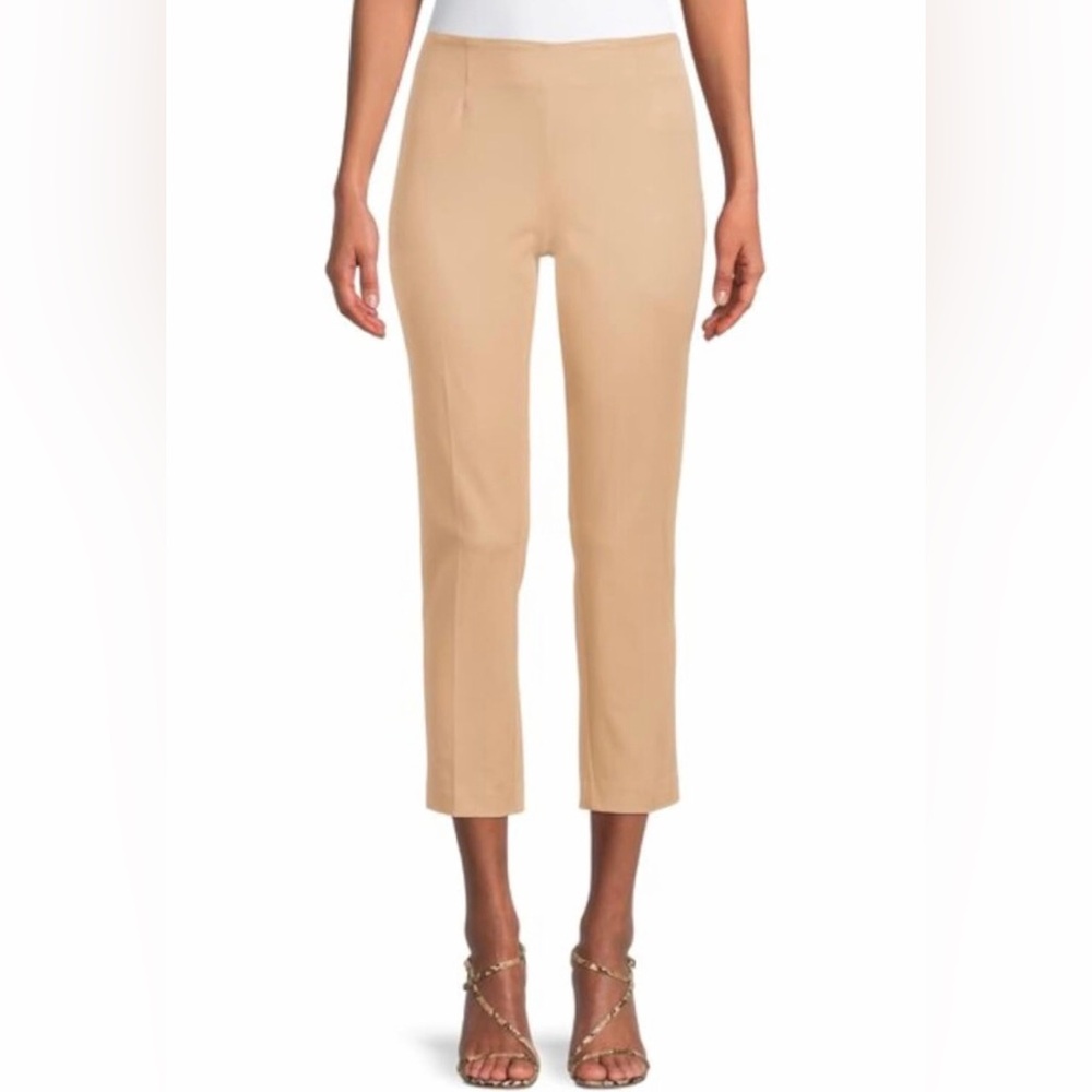 Cropped Pants Skinny Tan Brown Size 14